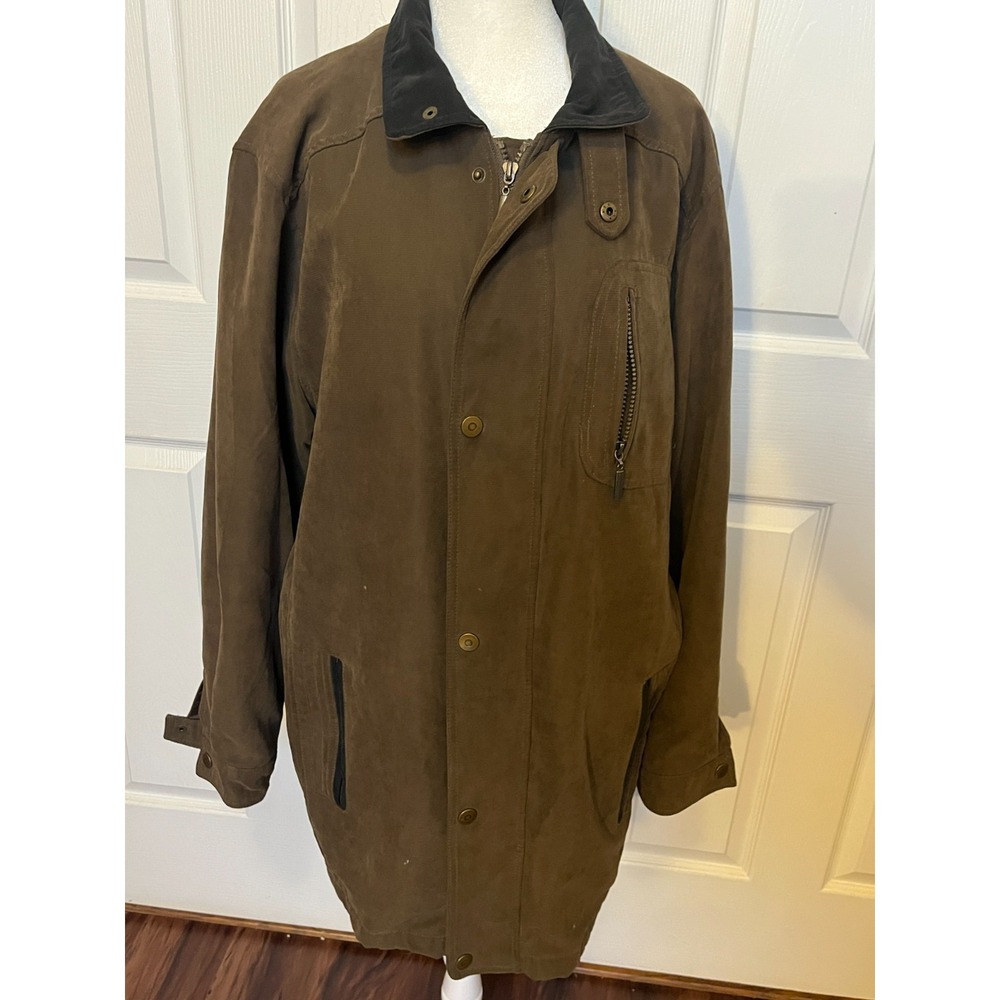 Le Corbusier Men's Brown Vintage Canvas Barn Jacket Size L - Picture 3 of 8